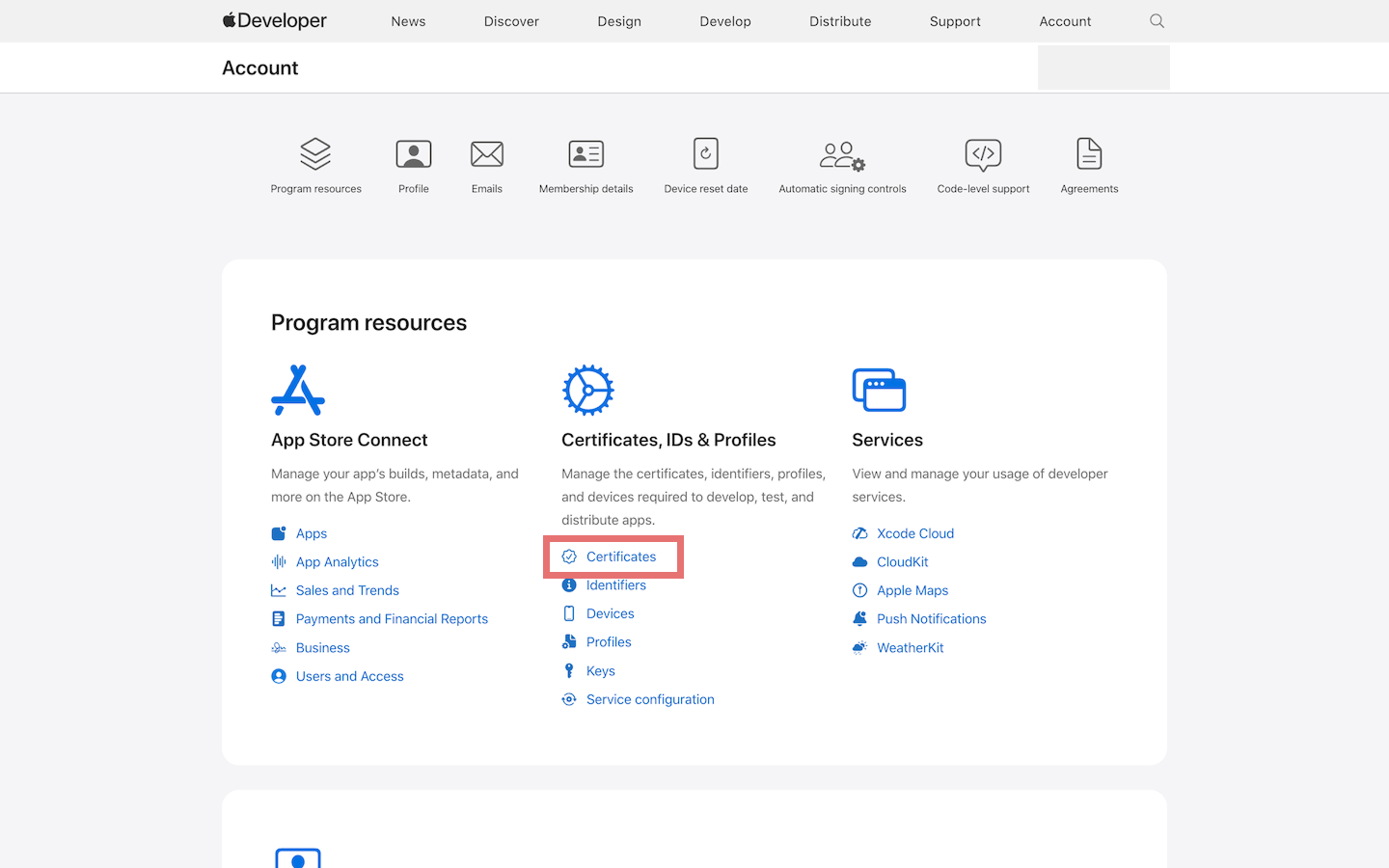 Apple Developer ホーム